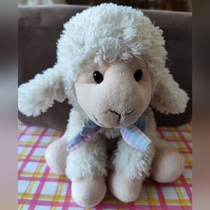 Russ Berrie Fleecia Lamb Sheep Plush Soft Toy Stuffed Animal 11"